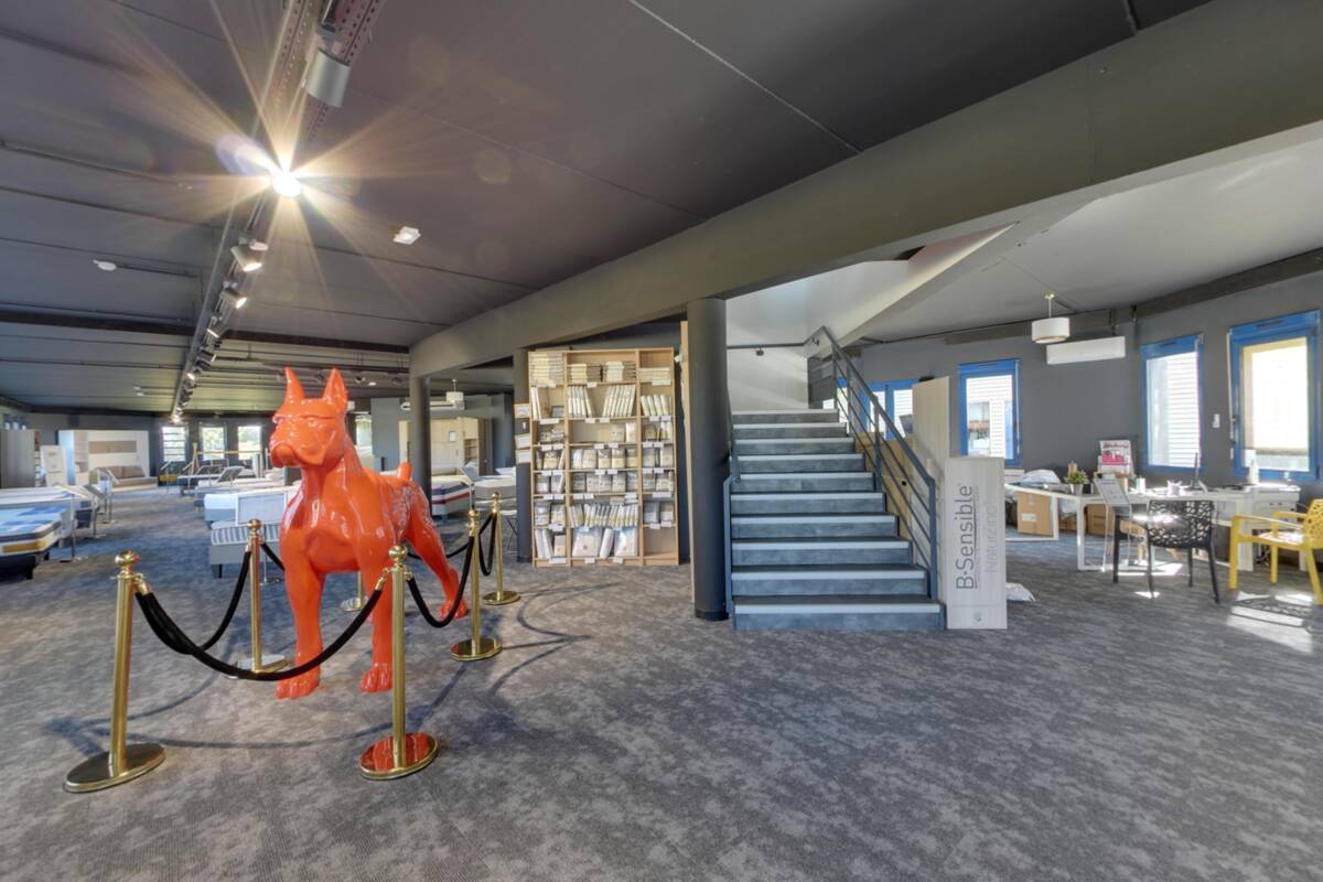 The large exhibition room at La Maison Senso