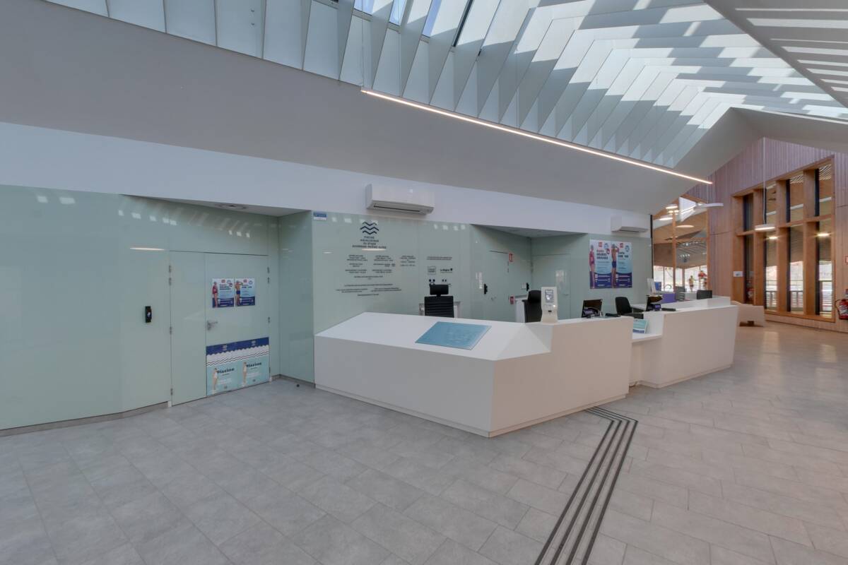Accueil de la piscine aqualudique du Stade à Chambéry