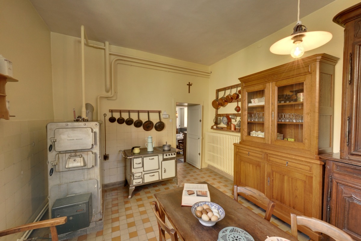 Period kitchen of the museum