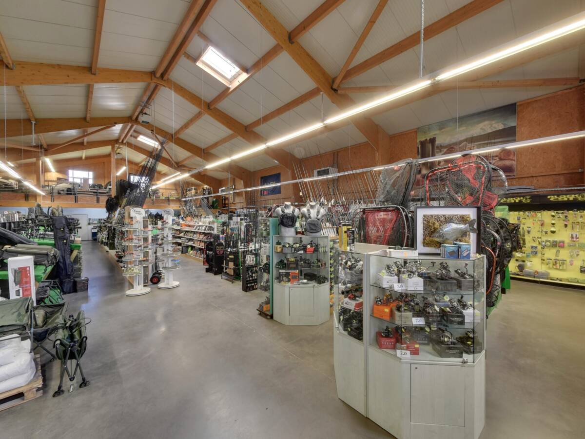 Ingang van de gespecialiseerde winkel van het domein