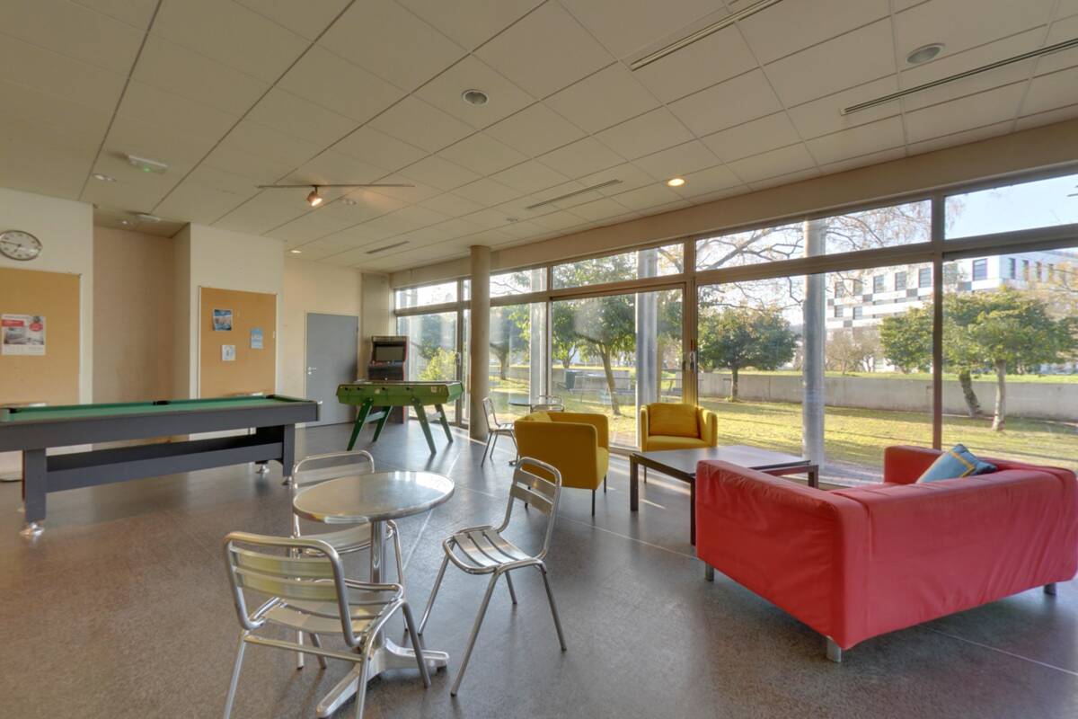 Cafetaria van de campus van Polytech Tours