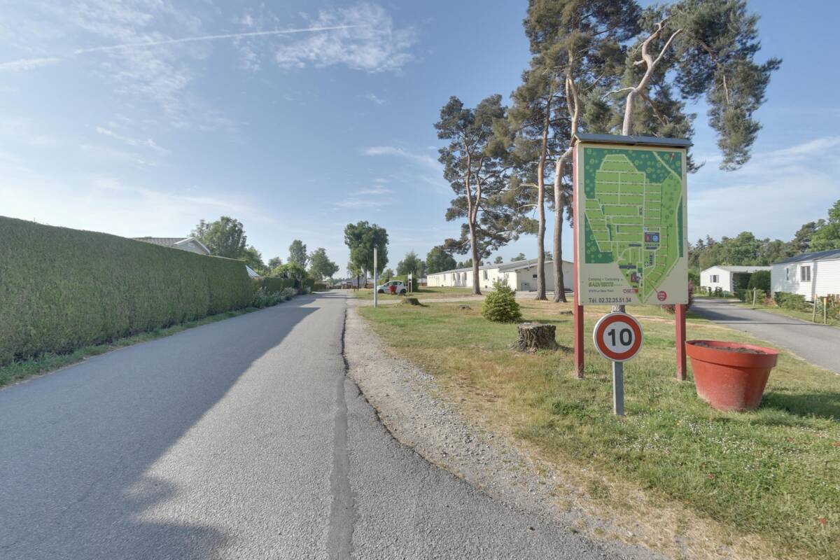 Pitches of the Salverte campsite