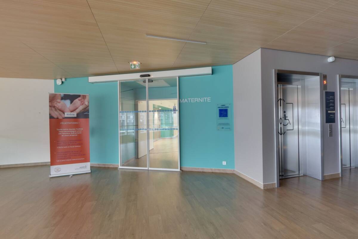 Espace d'accueil de la Clinique Rhéna