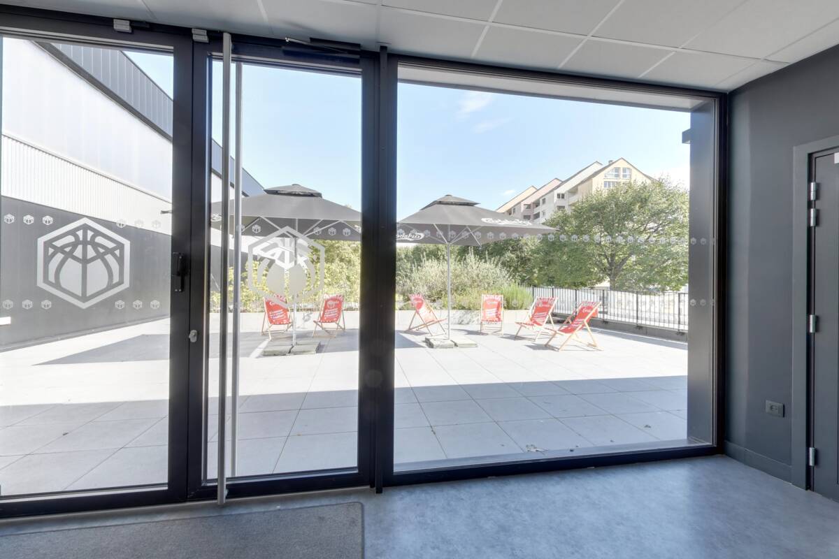 Indoor terrein klaar voor training