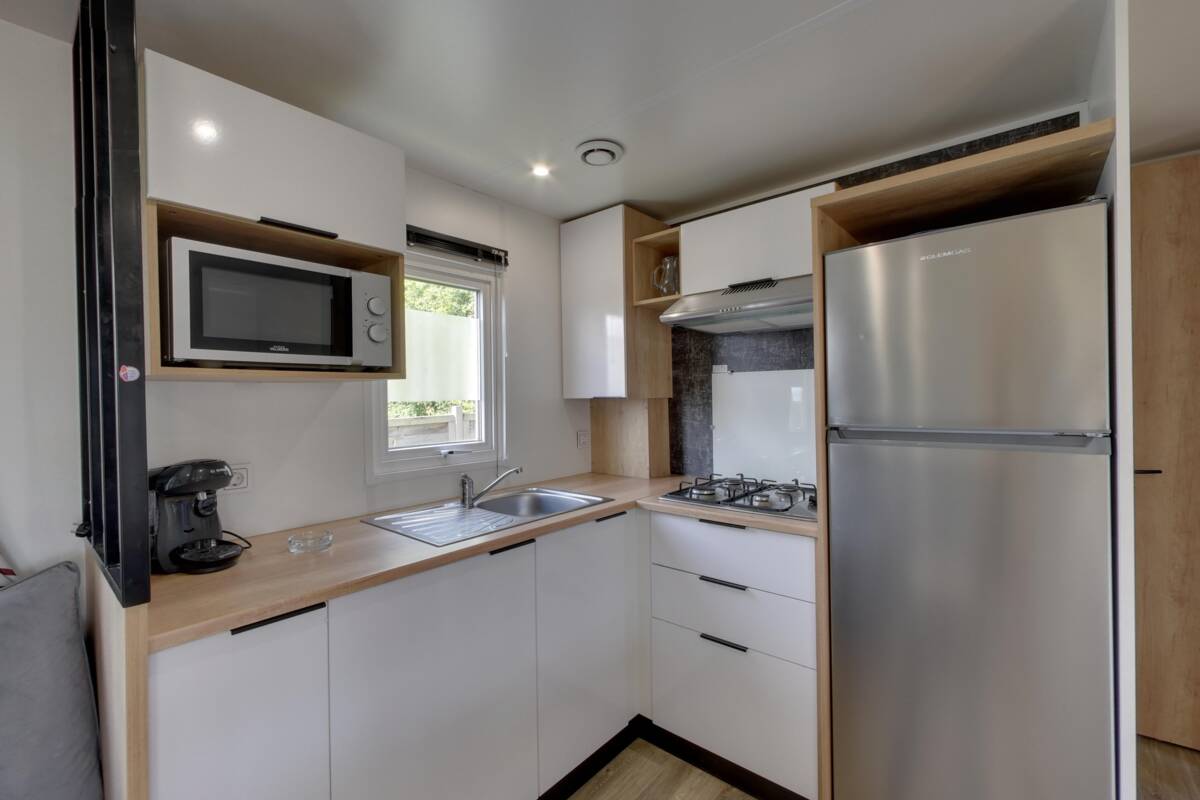 Mobil-home six places du camping