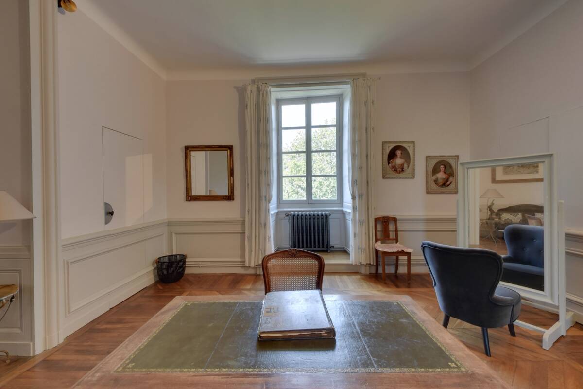 La suite des mariés du château